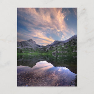 Moon Lake Sunset - Weminuche Wilderness Colorado Postkarte