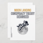 Moon Landing Conspiracy Theory Einladung (Vorne/Hinten)