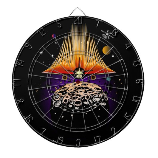 Moon Landing Dartscheibe (vorne)