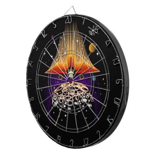 Moon Landing Dartscheibe (Vorderseite rechts)