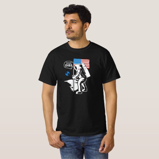 Moon Landing Dibs T-Shirt (Vorne ganz)