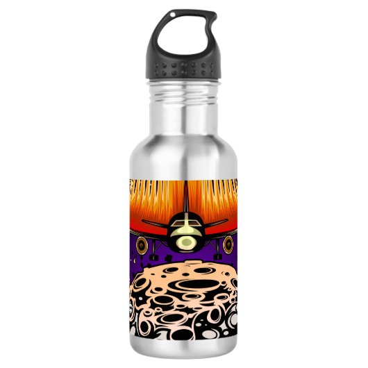 Moon Landing Edelstahlflasche (Vorderseite)