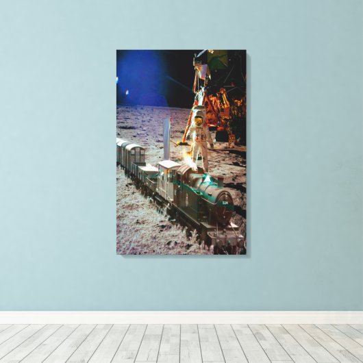 Moon Landing Express Leinwanddruck (Insitu (Holzboden))