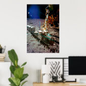 Moon Landing Express Poster (Heimbüro)