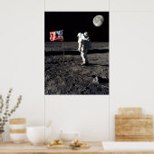 Moon Landing Irony Poster (Küche)