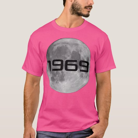 Moon Landing Jubiläum 1969 Astronomie Weltraum T-Shirt (Vorderseite)