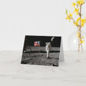 Moon Landing oder ist es? Karte (Gelbe Blume)