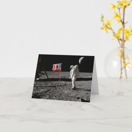 Moon Landing oder ist es? Karte (Gelbe Blume)