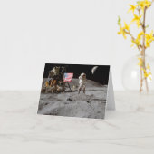 Moon Landing oder ist es? Karte (Gelbe Blume)