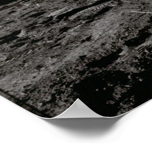 Moon Landing or is it? Poster (Ecke)