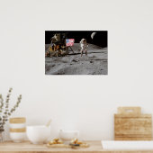 Moon Landing or is it? Poster (Küche)