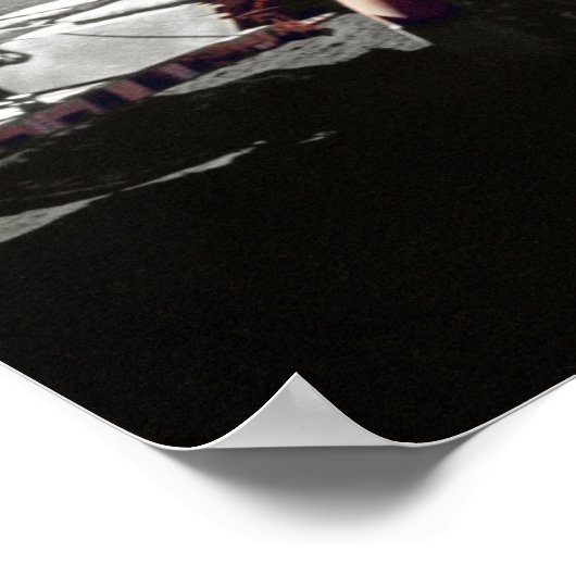 Moon Landing or is it? Poster (Ecke)