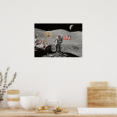 Moon Landing or is it? Poster (Küche)