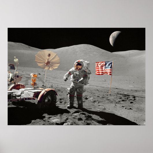 Moon Landing or is it? Poster (Vorne)