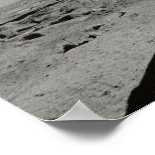 Moon Landing or is it? Poster (Ecke)