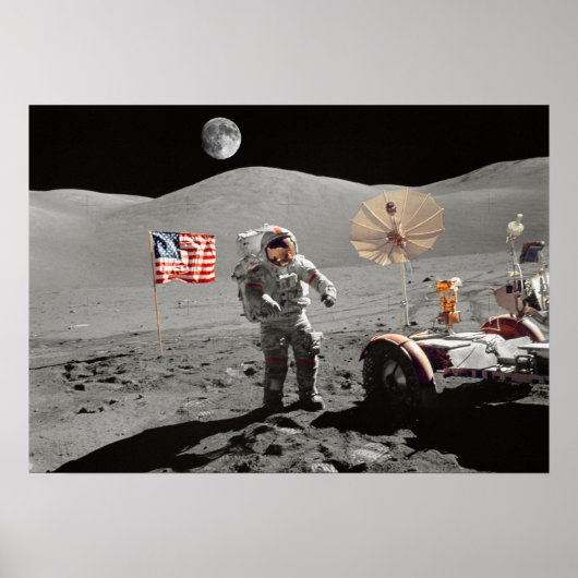 Moon Landing or is it? Poster (Vorne)