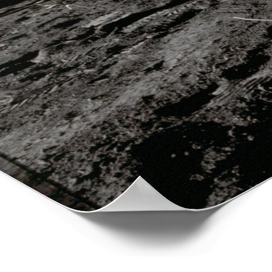 Moon Landing or is it? Poster (Ecke)