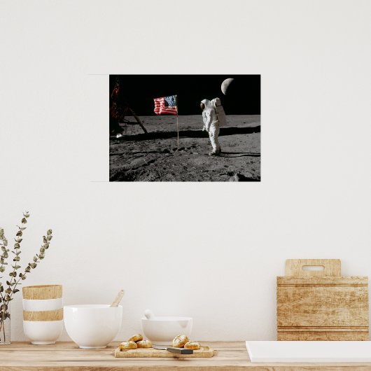 Moon Landing or is it? Poster (Küche)