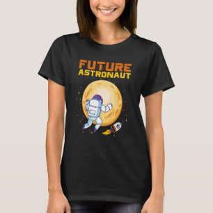 Moon Landing Outer Space Rocket Astronomie Zukunft T-Shirt