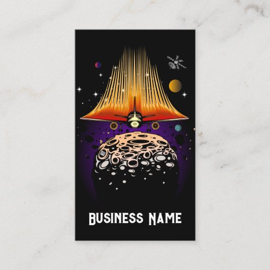 Moon Landing Visitenkarte (Vorderseite)