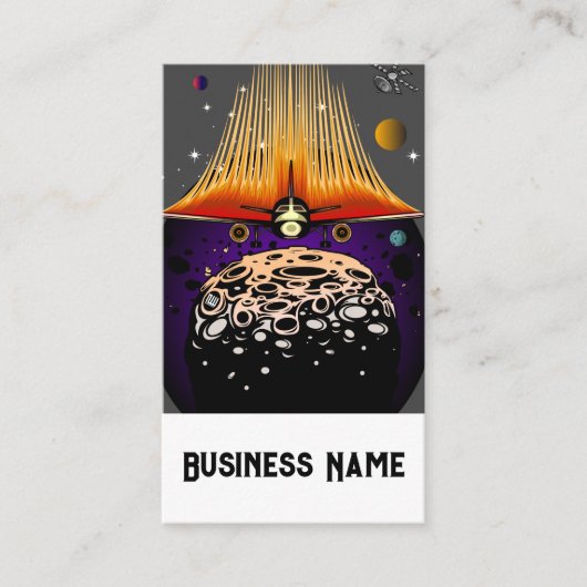 Moon Landing Visitenkarte (Vorderseite)