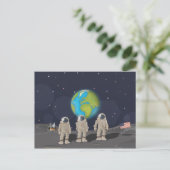 Moon Landings Postkarte (Stehend Vorderseite)