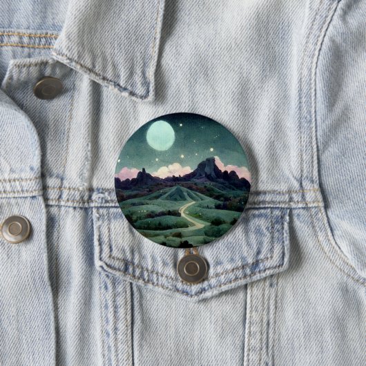 Moon Landscape Fantasy Button (Beispiel)