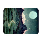Moon Landscape Fantasy Magnet (Horizontal)