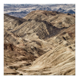 Moon Landscape Poster