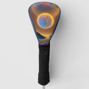 Moon Landschaftskunst Golf Headcover