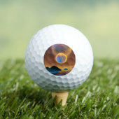 Moon Landschaftskunst Golfball (Insitu T-Shirt)
