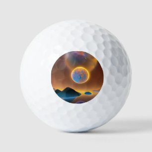 Moon Landschaftskunst Golfball