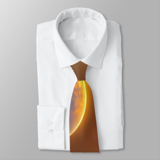 Moon Landschaftskunst Krawatte (Gebunden)