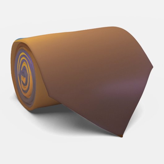 Moon Landschaftskunst Krawatte (Gerollt)