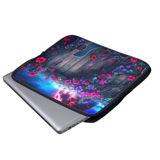 Moon Laptopschutzhülle (Vorne Knopf)