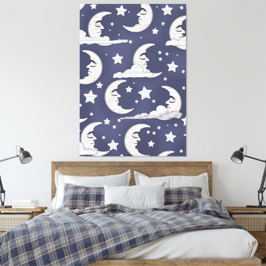 Moon Leinwanddruck (Insitu (Schlafzimmer))