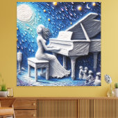 MOON LEINWANDDRUCK (Insitu (Wohnzimmer))