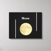 Moon Leinwanddruck (Vorderseite)