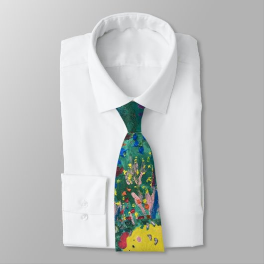 Moon Light Chicken - Neck Tie Krawatte (Gebunden)