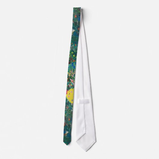 Moon Light Chicken - Neck Tie Krawatte (Rückseite)