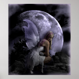 Moon Light Fairy Poster
