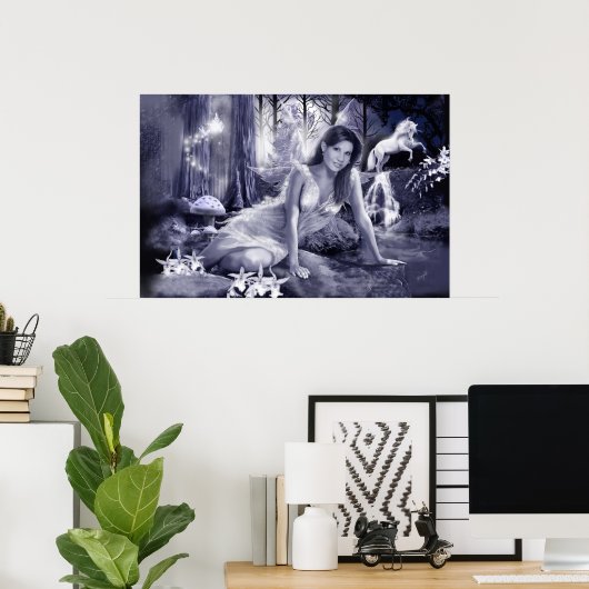 Moon Light Fairy Poster (Heimbüro)