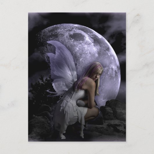 Moon Light Fairy Postkarte (Vorderseite)