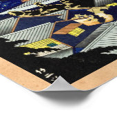 Moon Light in Yasaka Pagoda Asano Takeji Poster (Ecke)