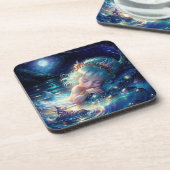 Moon Light Mermaid: Getränkeuntersetzer (Linke Seite)