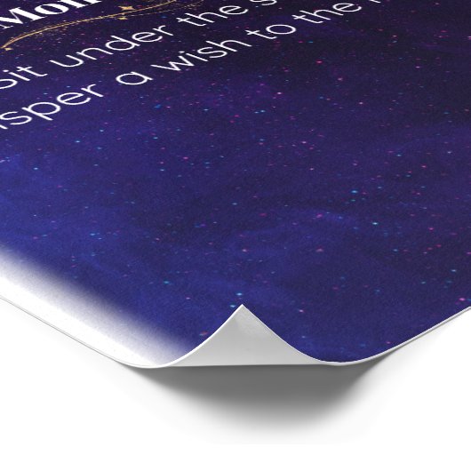 Moon Light Moment - Mystische 8x10 Poster Print (Ecke)