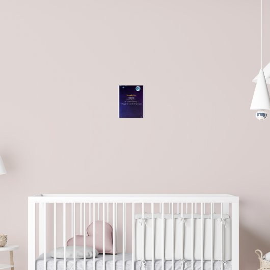 Moon Light Moment - Mystische 8x10 Poster Print (Kinderzimmer 2)