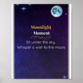 Moon Light Moment - Mystische 8x10 Poster Print (Vorne)