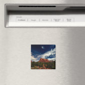Moon Light über Sedona, Arizona Magnet (In Situ (Geschirrspüler))