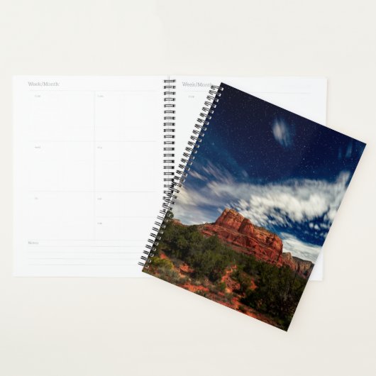 Moon Light über Sedona, Arizona Planer (Anzeige)